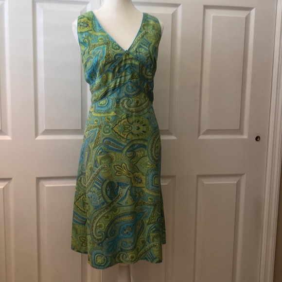 Silk Dress Paisley. - Picture 2 of 7